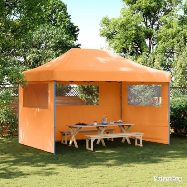 Tente de rception pliable escamotable avec 3 parois latrales alsavelo