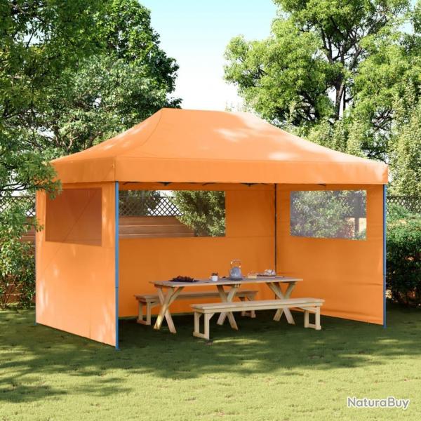 Tente de rception pliable escamotable avec 3 parois latrales alsavelo