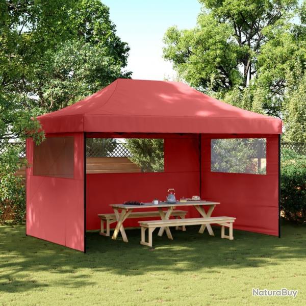 Tente de rception pliable escamotable avec 3 parois latrales alsavelo