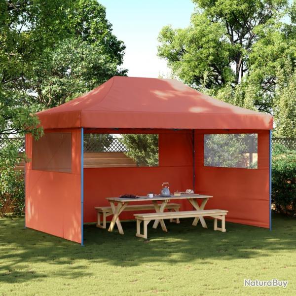 Tente de rception pliable escamotable avec 3 parois latrales alsavelo