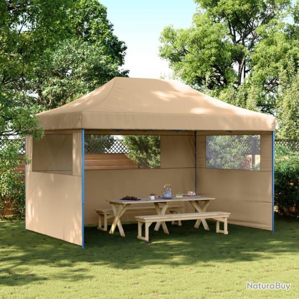 Tente de rception pliable escamotable avec 3 parois latrales alsavelo