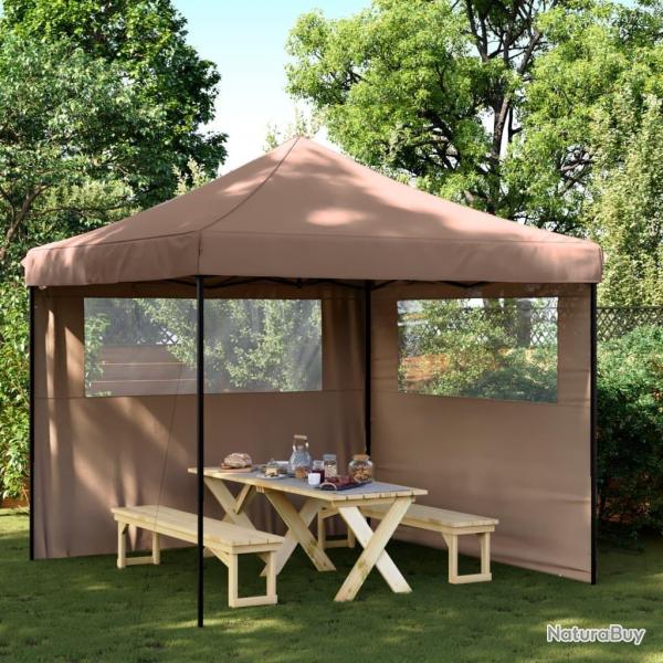 Tente de rception pliable escamotable avec 2 parois latrales alsavelo