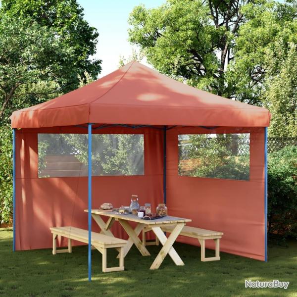 Tente de rception pliable escamotable avec 2 parois latrales alsavelo