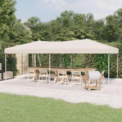 Tente de réception pliable Crème 3x6 m alsavelo