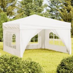 Tente de réception pliable avec parois Crème 3x3 m alsavelo