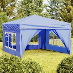 Tente de réception pliable avec parois Bleu 3x3 m alsavelo