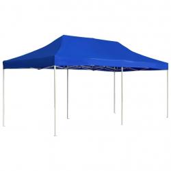 Tente de réception pliable Aluminium 6 x 3 m Bleu alsavelo