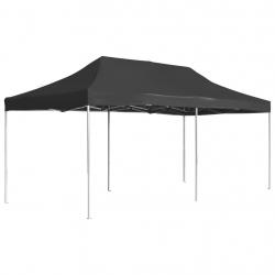 Tente de réception pliable Aluminium 6 x 3 m Anthracite alsavelo