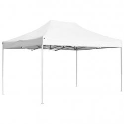 Tente de réception pliable Aluminium 4,5x3 m Blanc alsavelo