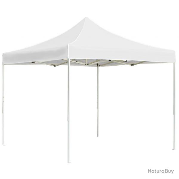 Tente de rception pliable Aluminium 2 x 2 m Blanc alsavelo