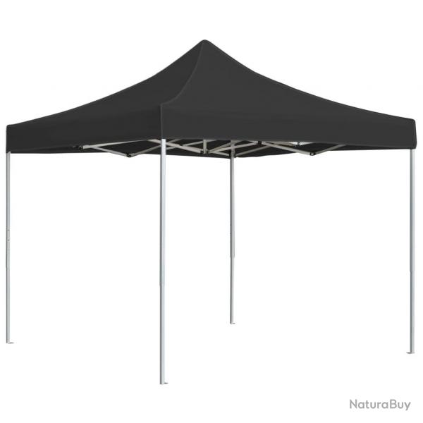 Tente de rception pliable Aluminium 2 x 2 m Anthracite alsavelo