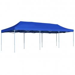 Tente de réception pliable 3x9 m Bleu alsavelo