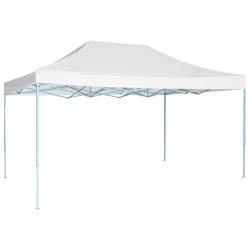 Tente de réception pliable 3x4,5 m Blanc alsavelo