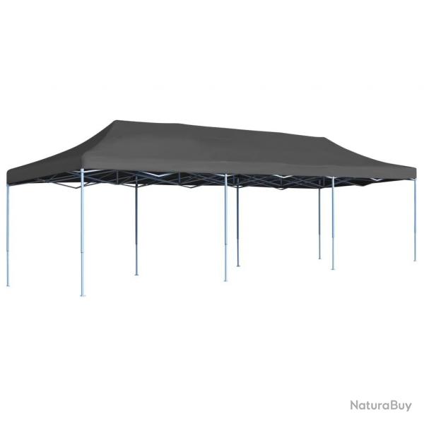 Tente de rception pliable 3 x 9 m Anthracite alsavelo