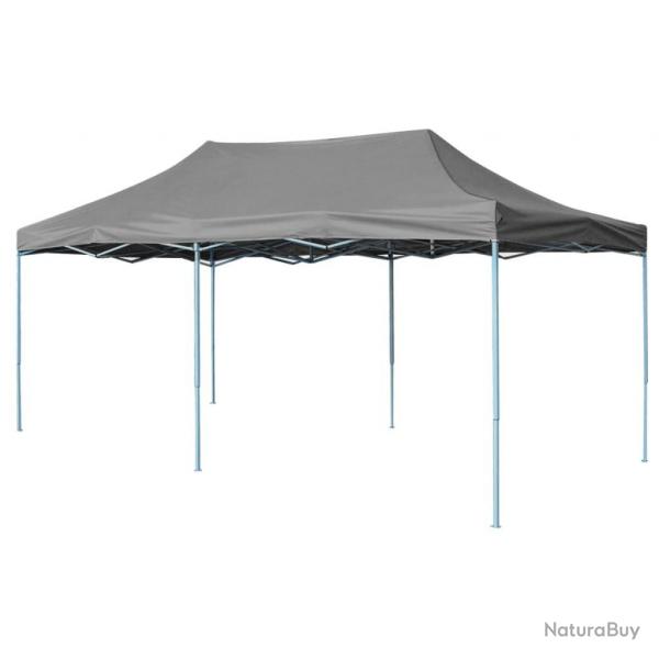 Tente de rception pliable 3 x 6 m Anthracite alsavelo