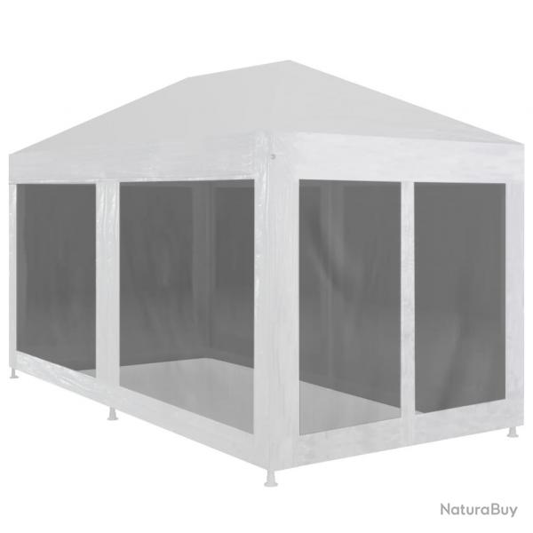 Tente de rception avec 6 parois en maille 4 x 3 m alsavelo