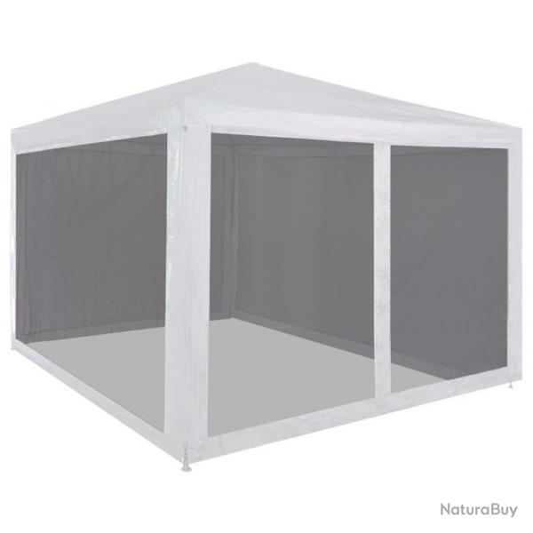 Tente de rception avec 4 parois en maille 3 x 3 m alsavelo