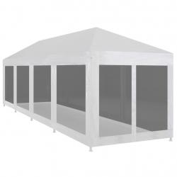 Tente de réception avec 10 parois en maille 12 x 3 m alsavelo
