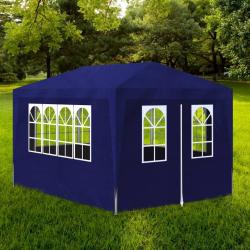 Tente de réception 3x4 m Bleu alsavelo