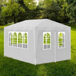 Tente de réception 3x4 m Blanc alsavelo