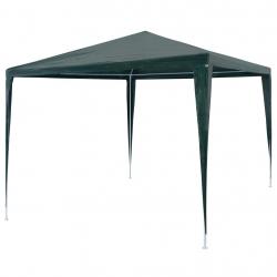 Tente de réception 3x3 m PE Vert alsavelo