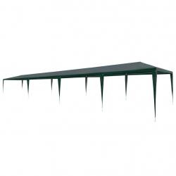 Tente de réception 3x12 m PE Vert alsavelo
