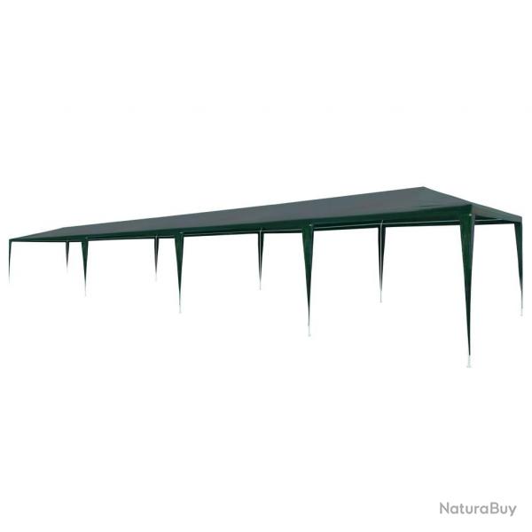 Tente de rception 3x12 m PE Vert alsavelo
