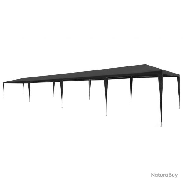 Tente de rception 3x12 m PE Anthracite alsavelo