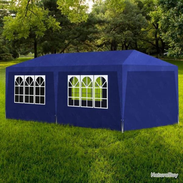 Tente de rception 3 x 6 m Bleu alsavelo