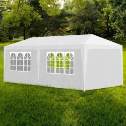 Tente de réception 3 x 6 m Blanc alsavelo