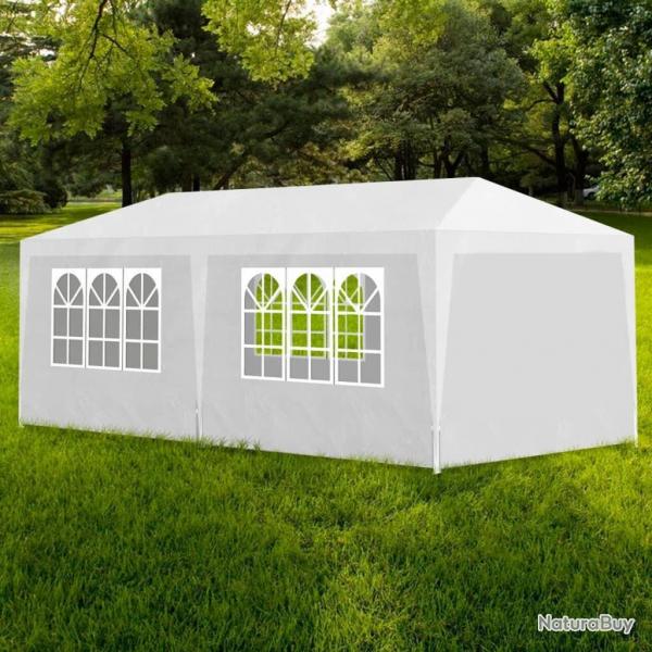 Tente de rception 3 x 6 m Blanc alsavelo