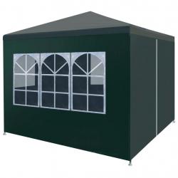 Tente de réception 3 x 3 m Vert alsavelo