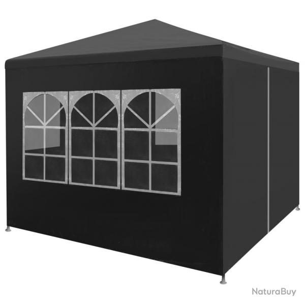 Tente de rception 3 x 3 m Anthracite alsavelo