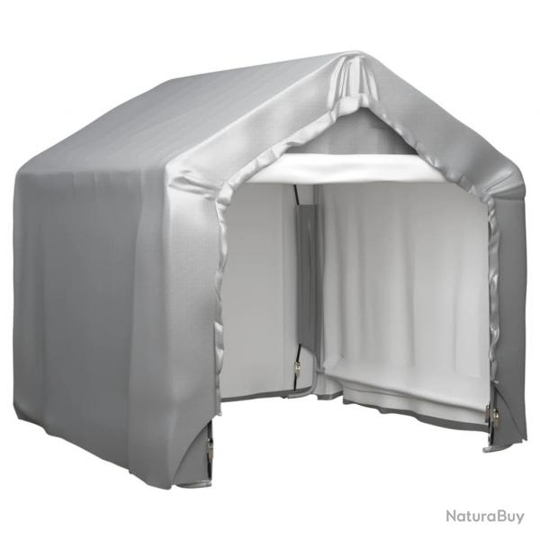 Tente de rangement Gris 180x180 cm Acier galvanis alsavelo