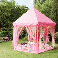 Tente de jeu princesse avec 250 balles Rose 133x140 cm alsavelo