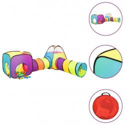Tente de jeu pour enfants avec 250 balles Multicolore alsavelo