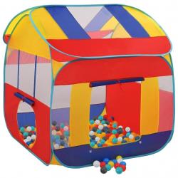 Tente de jeu avec 550 balles 123x120x126 cm alsavelo