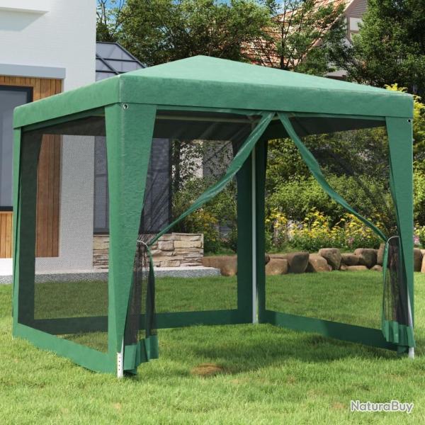 Tente de fte avec 4 parois latrales en maille Vert 2.5x2.5 m alsavelo