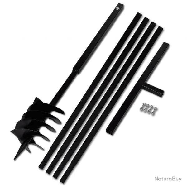 Tarire de sol avec manche 180 mm et tube d'extension 5 m Acier alsavelo