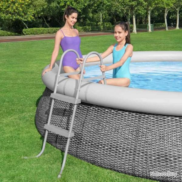 chelle de piscine  2 marches Flowclear 84 cm alsavelo