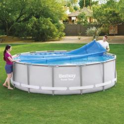 Couverture solaire de piscine Flowclear 427 cm alsavelo
