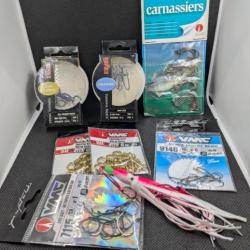 Lot HAMEÇONS VMC + RAPALA DIVERS