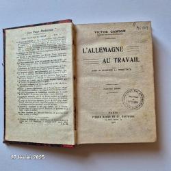 L'Allemagne Au Travail de Victor Cambon, 1915, et 20 planches en hors textes