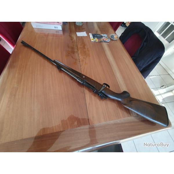 carabine de chasse  verrou artisan sur base mauser 98k poinon st Etienne