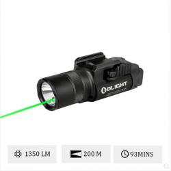 Olight Baldr Pro R Lampe Tactique Rechargeable avec Laser Vert