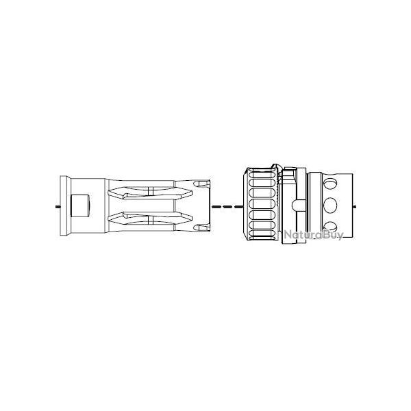 Adaptateur B&T HUB QDR ACIER (Rotex) (5.56)