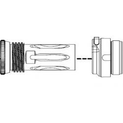 Adaptateur B&T HUB QDM Acier Type Mars (5.56 & 7.62)