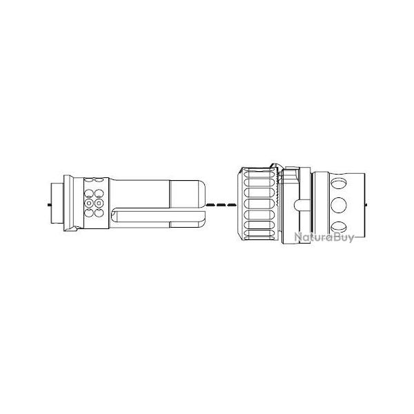 Adaptateur B&T HUB QDSF Titane (Surefire) (5.56)