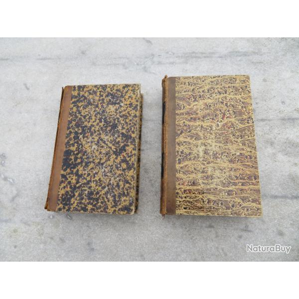 DUO de livre, L'univers Histoire Et Description de toutes les peuples"CHINE"(1837)&"CHILI..."(1840)