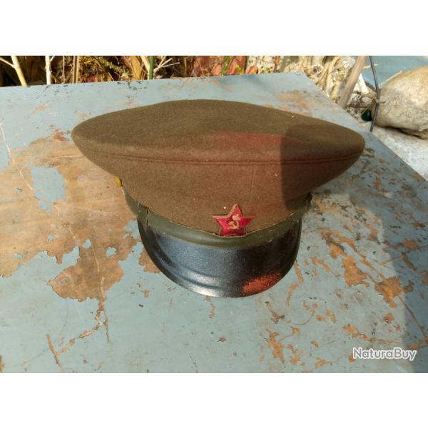 Casquette de combat en bonne tat feutre arme russe guerre froide 1959